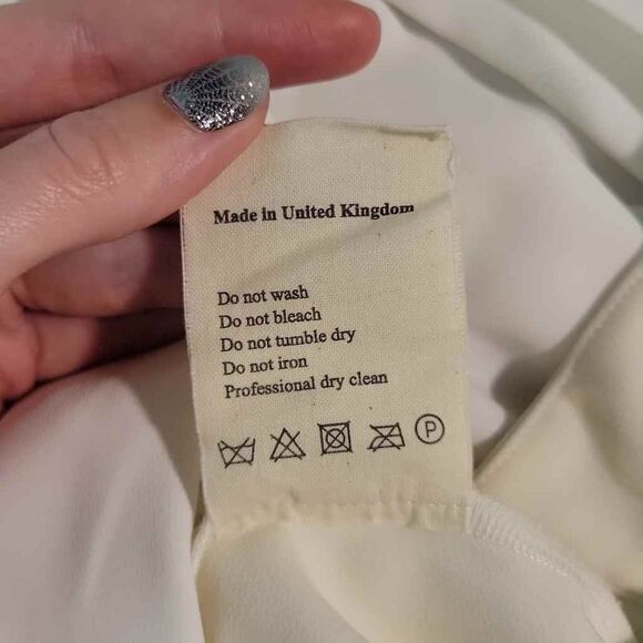 A.W.A.K.E Mode Twisted Asymmetric Crepe Bodysuit - Picture 8 of 9